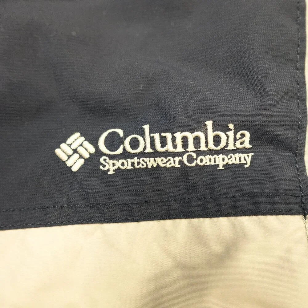 Columbia Interchange 3-in-1 Jacket Men’s XL Gray Navy‎ Convertible Fleece Liner